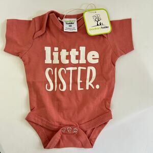 Little Sister Onesie Newborn Pink NWT Baby Bodysuit Gift Shower Outfit
